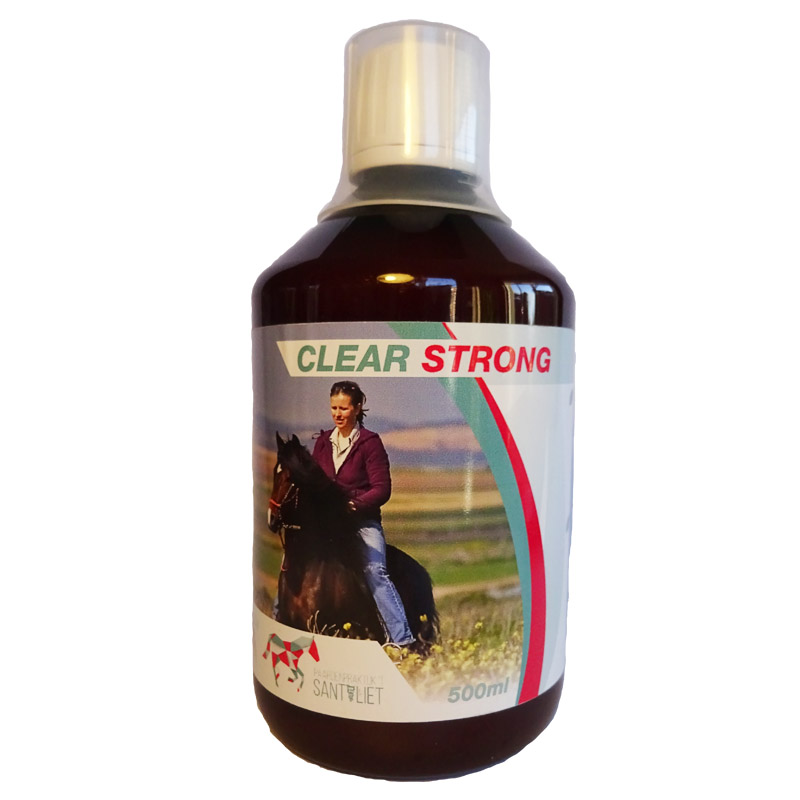 clear strong lever paard