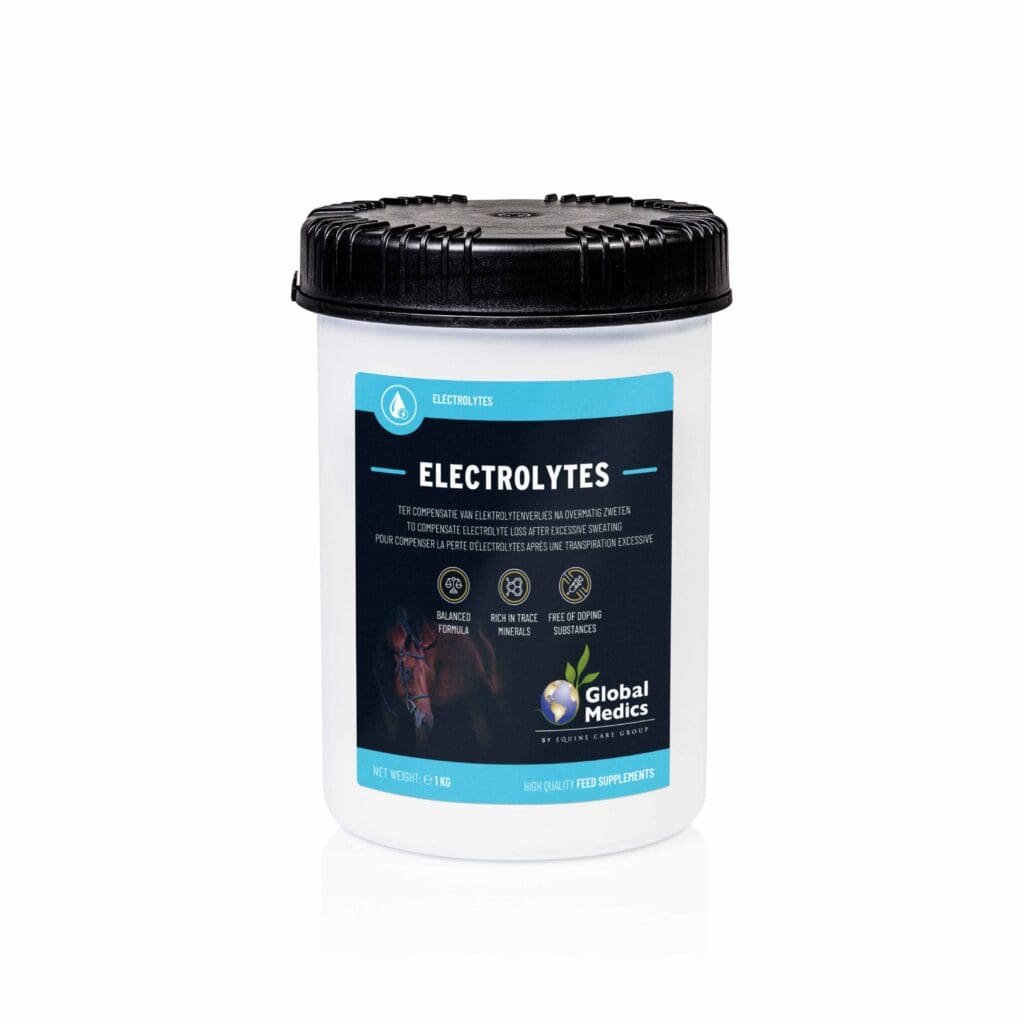 pot met elektrolyten voor paarden van Globalmedics