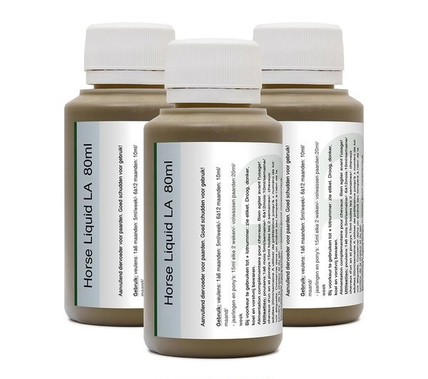 Horse Liquid LA van Phytovet - 3x80ml